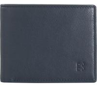 DuDu Porte-monnaie RFID en cuir 11 cm bleu