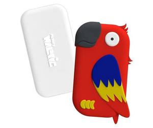 Porte-Monnaie Électronique Rouge Perroquet : Pratique et Sécurisé pour Enfants