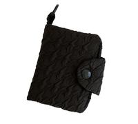 Porte-monnaie élégant en polyester gaufré Changer le portefeuille parfait pour les professionnels apprécier la qualité et les détails Porte-monnaie portable, Noir , Taille unique