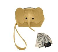 Porte-Monnaie éléphant - Portefeuille en Cuir synthétique avec