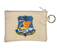 Porte-monnaie emblème de l'armée de l'air du Sud Vietnam Beige