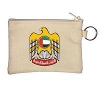 Porte-monnaie Emblème des Émirats arabes unis du Moyen-Orient Beige