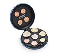 Porte-Monnaie en Aluminium, Contient jusqu'à 20 Euros en Monnaie, 5 pièces par Compartiment, Accessoire de Rangement des pièces, modèle Euro monnayeur