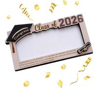 Porte-Monnaie en Bois pour Remise De Diplôme, 2026, Le Présentoir en Bois Amusant, Porte-Monnaie pour Diplômés des Collèges Et Universités 2026 - pour, Adolescents, Familles, L