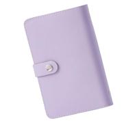 Porte-monnaie en cuir à 50 pochettes - 17,8 x 12,7 cm - Pour billets, billets, feuilles de budget