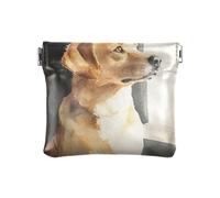 Porte-monnaie en cuir avec illustration détaillée du système solaire pour femme, Fenêtre pour chien, 1 size, Moderne