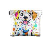 Porte-monnaie en cuir avec illustration détaillée du système solaire pour femme, Sweet Labrador Retriever, 1 size, Moderne