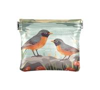 Porte-monnaie en cuir avec illustration détaillée du système solaire pour femme, Warthog robuste blanc mignon, 1 size, Moderne