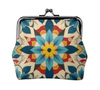 Porte-monnaie en cuir avec serrure à baiser, pochette colorée arabe modifiable, porte-monnaie jaune, mini portefeuilles pour femme