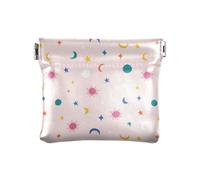 Porte-monnaie en cuir coloré motif astrologie tarot femme homme fantaisie porte-monnaie organisateur de cartes pour filles dames sac à main, Tarot d'astrologie au design coloré, 1 size