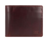 Porte-monnaie en cuir Jost Trelleborg 13 cm - Marron - Sobre et masculin