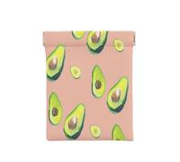 Porte-monnaie en cuir pour femme, de nombreuses images d'avocat, portefeuille fin avec blocage RFID pour homme, mini pochette zippée, organiseur de petits articles pour espèces, pièces de monnaie