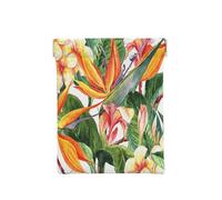 Porte-monnaie en cuir pour femme, fleurs colorées, portefeuille fin avec blocage RFID pour homme, mini pochette zippée, organiseur de petits articles pour espèces, pièces de monnaie, cartes, fermeture