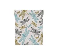 Porte-monnaie en cuir pour femme, libellule simple, portefeuille fin avec blocage RFID pour homme, mini pochette à fermeture éclair, organiseur de petits articles pour espèces, pièces de monnaie