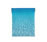 Porte-monnaie en cuir pour femme, paysage sous-marin tranquille, portefeuille fin avec blocage RFID pour homme, mini pochette zippée, organiseur de petits articles pour espèces, pièces de monnaie