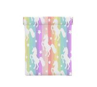 Porte-monnaie en cuir pour femme, rayures colorées, porte-monnaie fin avec blocage RFID pour homme, mini pochette zippée, organiseur de petits articles pour espèces, pièces de monnaie, cartes