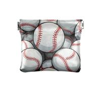 Porte-monnaie en cuir pour femme, style dessin animé, sport, baseball, tendance, mignon, porte-monnaie, organisateur de cartes pour femmes, Bolsa pequena para monedas