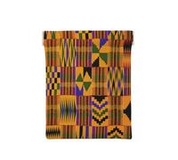 Porte-monnaie en cuir pour femme, style tribal africain, portefeuille fin avec blocage RFID pour homme, mini pochette zippée, organiseur de petits articles pour espèces, pièces de monnaie, cartes