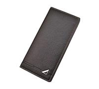 Porte-monnaie en cuir pour homme - Portefeuille à trois volets - Ceinture de travail - Porte-cartes - Portefeuille pour homme - Portefeuille pour homme - Portefeuilles à chaîne - Crédit - Café