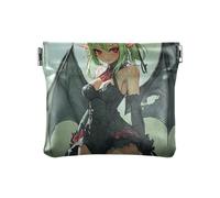 Porte-monnaie en cuir sexy Little Devil Anime Girl pour femme avec fermoir portable et porte-cartes pour femme et fille