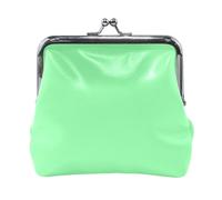 Porte-monnaie en cuir synthétique blanc fumé pour femme, Vert malachite très léger, one size, Vert malachite très léger