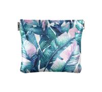 Porte-monnaie en cuir synthétique pour femme, mini sac de maquillage, motif feuille de bananier tropical, filles et femmes, Motif feuille de bananier tropical insolite, 1 Size, Accessoire de voyage
