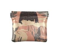 Porte-monnaie en cuir synthétique pour femme Motif camion de chantier, Crâne de cheval de cowboy Western Vast Desert, Taille unique