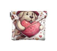 Porte-monnaie en cuir synthétique pour homme et femme, miss you valentine's dag, Motif :