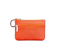 Porte-monnaie en cuir synthétique pour homme, petit porte-monnaie, porte-monnaie, porte-clés, mini pochette fonctionnelle à fermeture éclair, 6, Taille unique