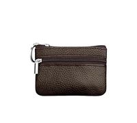 Porte-monnaie en cuir synthétique pour homme, petit porte-monnaie, porte-monnaie, porte-clés, mini pochette fonctionnelle à fermeture éclair, 4, Taille unique