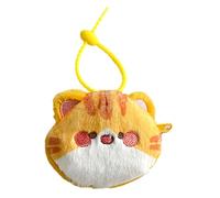 Porte-monnaie en forme d'animal de dessin animé - Joli sac à monnaie - Petites pochettes en peluche - Chats - Petits portefeuilles - Joli animal de dessin animé - Chats en peluche, F, Taille unique