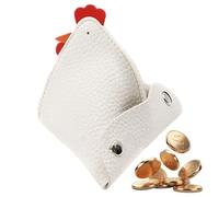 Porte-monnaie en forme d'animal - Porte-monnaie coq | Porte-monnaie en cuir PU, étui à clés avec boucles, accessoire cadeau en forme d'animal, étui pour clés de sac à main Cons Hebi, multicolore