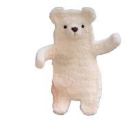Porte-Monnaie en Forme de Chat câlin, Pochette Porte-clés et Sac à Rouge à lèvres, Mini-étuis pour écouteurs en Forme d'ourson Mignon, Porte-Monnaie en Peluche Fait Main (Bear)