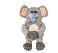 Porte-Monnaie en Forme de Chat câlin, Pochette Porte-clés et Sac à Rouge à lèvres, Mini-étuis pour écouteurs en Forme d'ourson Mignon, Porte-Monnaie en Peluche Fait Main (Elephants)