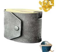Porte-monnaie en papier, clip pour monnaie rapide, porte-monnaie pratique avec fermeture magnétique, petit porte-monnaie de luxe, rétro, tendance, mini porte-monnaie pour homme, portefeuille fin, gris