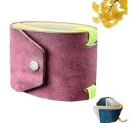 Porte-monnaie en papier, clip pour monnaie rapide, porte-monnaie pratique avec fermeture magnétique, petit portefeuille de luxe, rétro, tendance, mini portefeuille pour homme, portefeuille fin, lilas