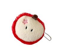 Porte-Monnaie en Peluche de Fruits, Porte-clés Souple, Fermeture éclair sécurisée, Compact pour et Adultes, Porte-Monnaie Portable