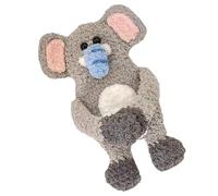 Porte-monnaie en peluche - Pochette en peluche pour pièces de monnaie - Housse pour écouteurs de 20 cm - Fabriquée à la main en forme d'animal mignon - Facile à manipuler pour accessoires techniques,