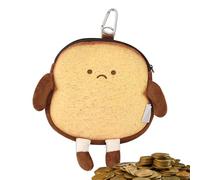 Porte-Monnaie en Peluche - Porte-Monnaie de 10,2 cm, Poche en Peluche Douce avec Fermeture éclair, Pendentif Mignon pour Pochette d'argent | Adorable Mini Portefeuille Adultes Cadeau nouveauté