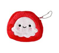 Porte-monnaie en peluche | Porte-monnaie en forme de pieuvre | Sac à monnaie en peluche, porte-monnaie avec fermeture éclair pour sac fourre-tout, sac d'école, sac à clés