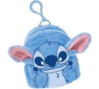 Porte-monnaie en peluche Stitch - Porte-monnaie pour enfant avec motif Stitch en peluche rembourré, fermeture éclair et format idéal pour ranger des pièces, des clés ou des petits trésors avec style