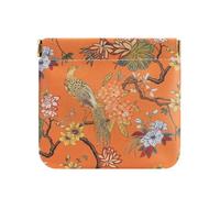 Porte-Monnaie en PU Fermeture Pop-Up Automatique Porte-Monnaie Portable for Femmes Motif Rouge à Lèvres Mini Trousse de Maquillage Organisateur de Rangement for Petits Objets(Hydrangea(1piece))