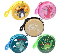 Porte Monnaie Enfant Mini,Forreen 5 Pièces Porte-Monnaie Mignon Créatif Intéressant Portefeuille avec Bouton-Pression pour Pièces de Monnaie, Cartes, Clés