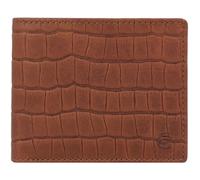 Porte-monnaie Esquire Dallas Croco en cuir avec protection RFID - Marron - 11 cm