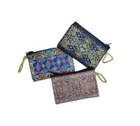 Porte-monnaie ethnique avec imprimé 15 cm x 9 cm. 1 grande poche zippée pour ranger ce que vous préférez. Couleurs vives et joyeuses, 4, Talla unica, Ethnique