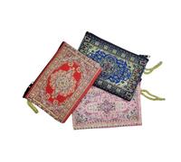 Porte-monnaie ethnique avec imprimé 15 cm x 9 cm. 1 grande poche zippée pour ranger ce que vous préférez. Couleurs vives et joyeuses, 2, Talla unica, Ethnique