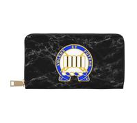 Porte Monnaie Femme 7E Régiment D'Infanterie Porte-Feuille en Cuire Longue Femme Pouch Bourse Mignonne Cuir Portefeuille pour Ami, Amoureux, Enfant