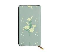 Porte Monnaie Femme Impression De Lys De Dessin Animé Coin Purse Wallet Vintage Bourse Pochette Mignonne Femme Pouch Bourse pour Amoureux, Enfant, Homme