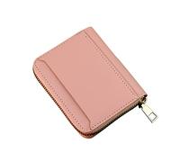 Porte Monnaie Femme Portefeuille Femme Porte Cuir Compact Pour Bourse Grand format Carte Noir Souple Cartes Et D'Identité Compartiment Feuille Rose Compagnon Luxe Portefeuilles Feuilles Fille