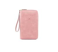 Porte Monnaie Femme Portefeuille Femme Porte Cuir Compagnon Feuille Ado Fille Carte Rose Cartes Et D'Identité Anti Piratage Moyen format Avec Fermeture Éclair Petit Monaie Doré Pu Paillette Long